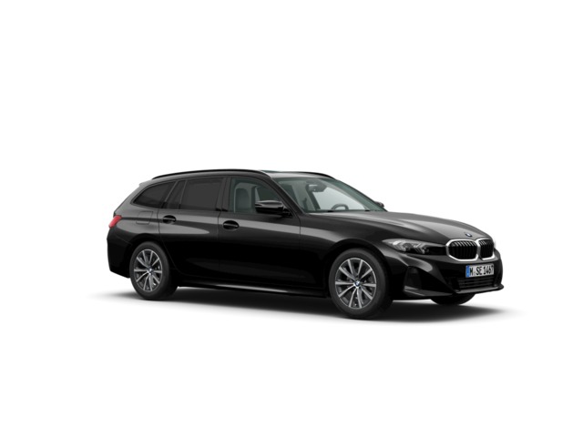 BMW Serie 3 320d Touring color Negro. Año 2024. 140KW(190CV). Diésel. En concesionario Móvil Begar Alicante de Alicante