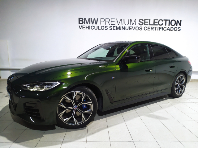 BMW Serie 4 M440i Gran Coupe color Verde. Año 2022. 275KW(374CV). Gasolina. En concesionario Hispamovil Elche de Alicante