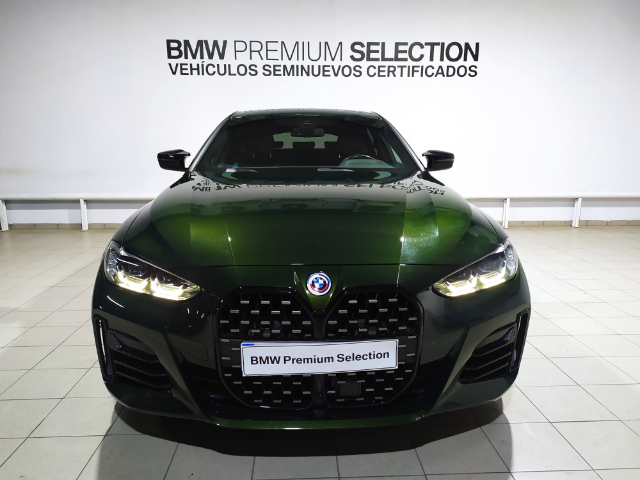 BMW Serie 4 M440i Gran Coupe color Verde. Año 2022. 275KW(374CV). Gasolina. En concesionario Hispamovil Elche de Alicante