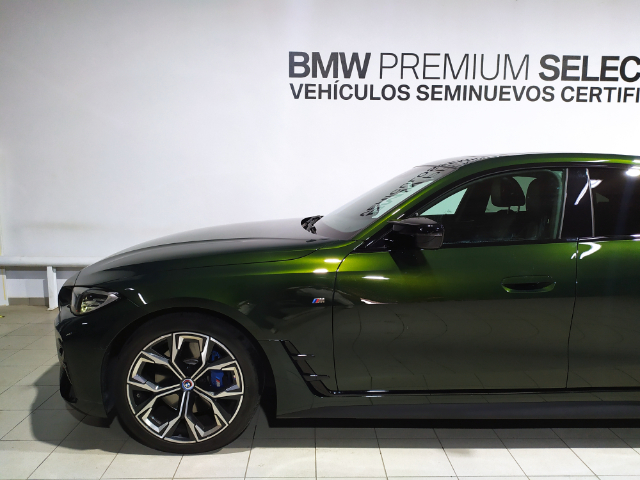 BMW Serie 4 M440i Gran Coupe color Verde. Año 2022. 275KW(374CV). Gasolina. En concesionario Hispamovil Elche de Alicante