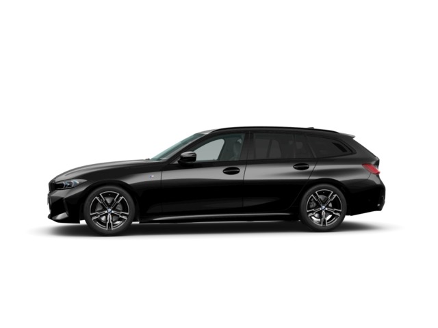 BMW Serie 3 320d Touring color Negro. Año 2023. 140KW(190CV). Diésel. En concesionario Vehinter Getafe de Madrid