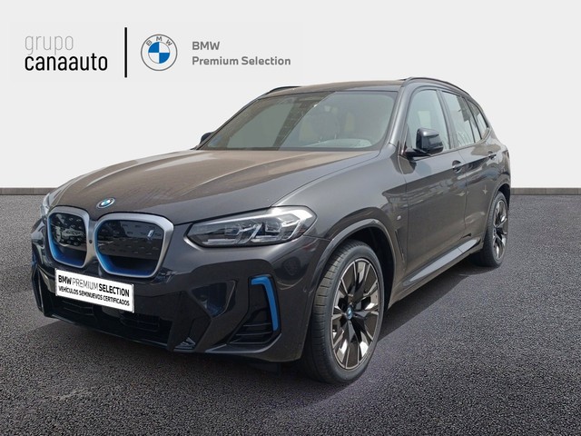 BMW iX3 M Sport color Gris. Año 2024. 210KW(286CV). Eléctrico. En concesionario DEMO de Sta. C. Tenerife