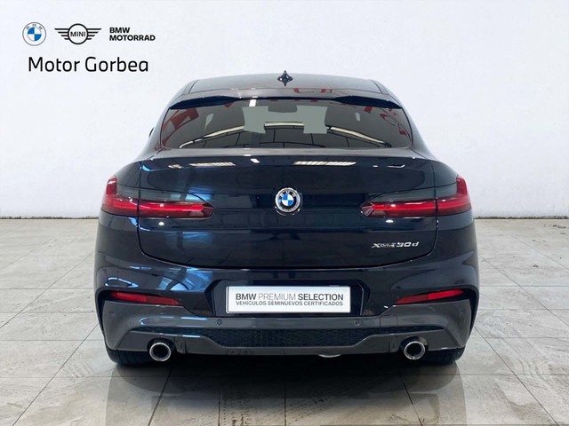 BMW X4 xDrive30d color Negro. Año 2019. 195KW(265CV). Diésel. En concesionario Motor Gorbea de Álava