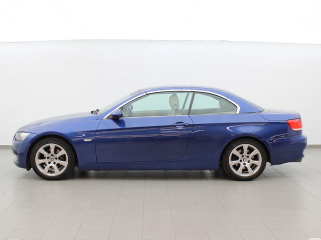 BMW Serie 3 320i Cabrio color Azul. Año 2008. 125KW(170CV). Gasolina. En concesionario Augusta Aragon S.A. de Zaragoza