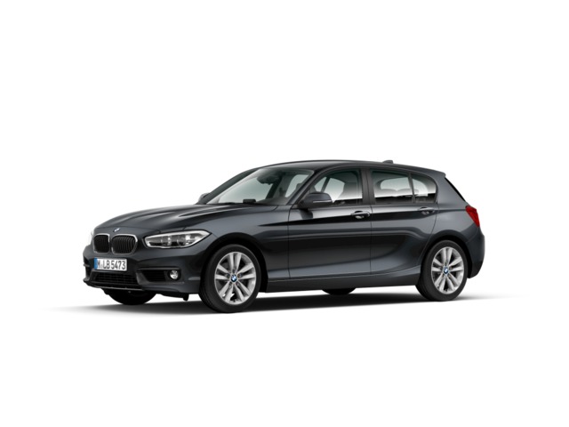 BMW Serie 1 118i color Gris. Año 2018. 100KW(136CV). Gasolina. En concesionario BYmyCAR Madrid - Alcalá de Madrid