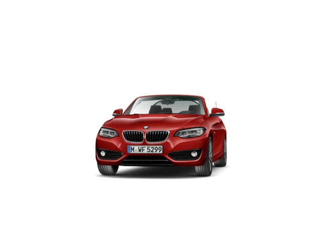 BMW Serie 2 218i Cabrio color Rojo. Año 2017. 100KW(136CV). Gasolina. En concesionario Caetano Cuzco, Alcalá de Madrid