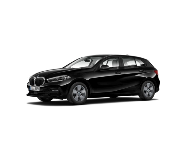 BMW Serie 1 118d color Negro. Año 2021. 110KW(150CV). Diésel. En concesionario Momentum S.A. de Madrid