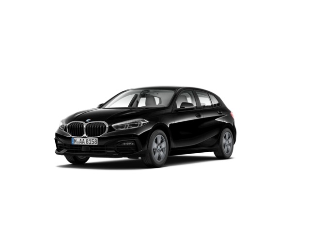 BMW Serie 1 118d color Negro. Año 2021. 110KW(150CV). Diésel. En concesionario Momentum S.A. de Madrid