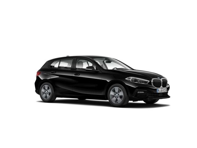 BMW Serie 1 118d color Negro. Año 2021. 110KW(150CV). Diésel. En concesionario Momentum S.A. de Madrid