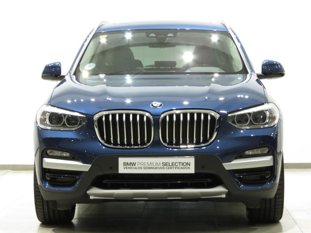 BMW X3 xDrive20d color Azul. Año 2020. 140KW(190CV). Diésel. En concesionario GANDIA Automoviles Fersan, S.A. de Valencia