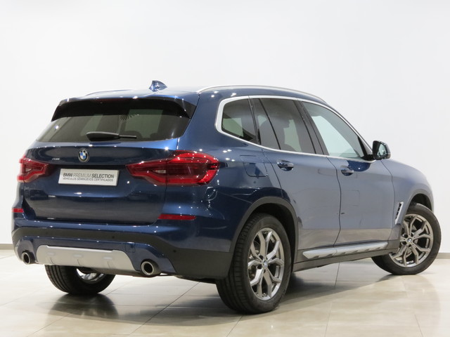 BMW X3 xDrive20d color Azul. Año 2020. 140KW(190CV). Diésel. En concesionario GANDIA Automoviles Fersan, S.A. de Valencia