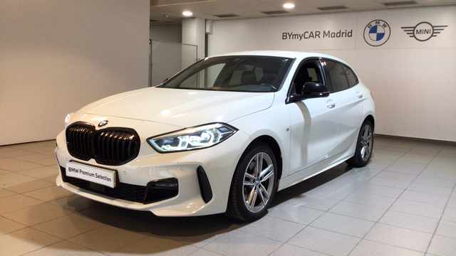 BMW Serie 1 118d color Blanco. Año 2020. 110KW(150CV). Diésel. En concesionario BYmyCAR Madrid - Alcalá de Madrid