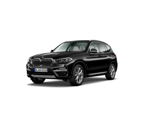 BMW X3 xDrive20d color Negro. Año 2021. 140KW(190CV). Diésel. En concesionario Caetano Cuzco, Alcalá de Madrid