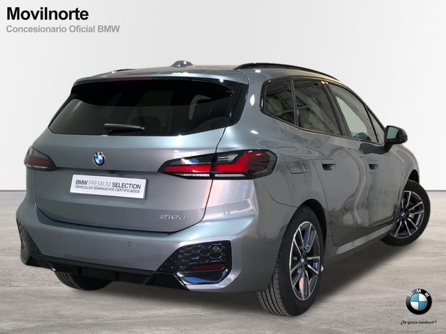 BMW Serie 2 218d Active Tourer color Gris. Año 2024. 110KW(150CV). Diésel. En concesionario Movilnorte El Plantio de Madrid