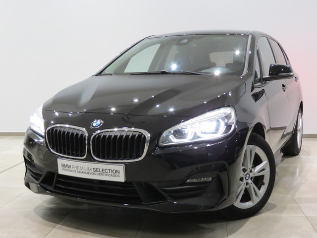 BMW Serie 2 218d Active Tourer color Negro. Año 2020. 110KW(150CV). Diésel. En concesionario GANDIA Automoviles Fersan, S.A. de Valencia