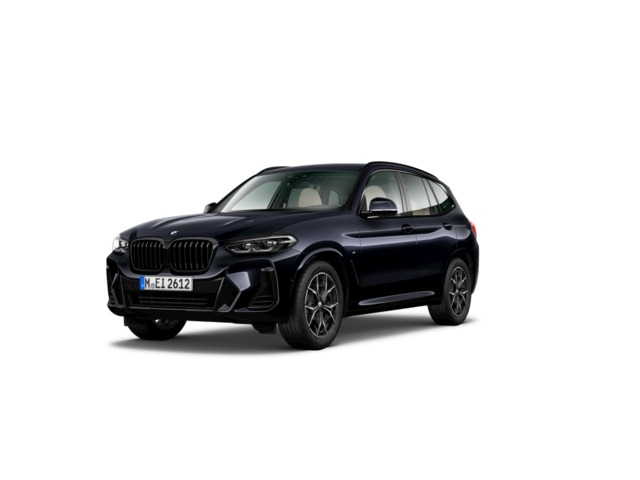 BMW X3 xDrive20d color Negro. Año 2021. 140KW(190CV). Diésel. En concesionario Vehinter Alcorcón de Madrid