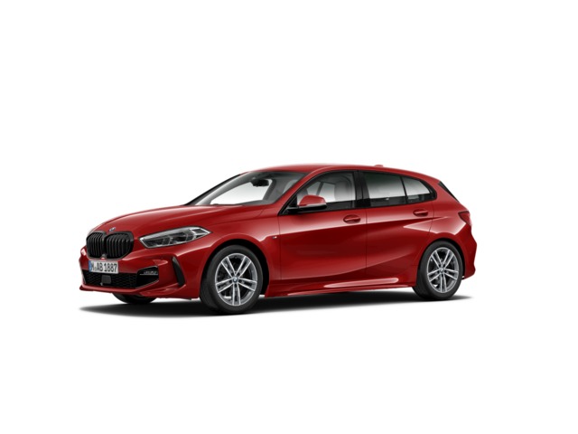 BMW Serie 1 118d color Rojo. Año 2024. 110KW(150CV). Diésel. En concesionario Hispamovil Elche de Alicante