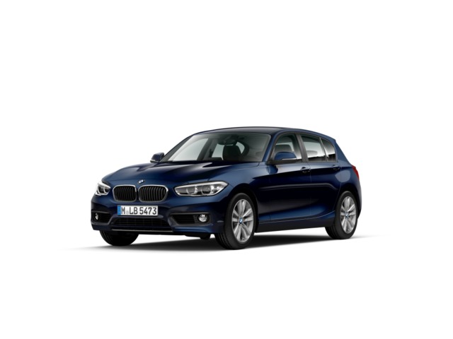 BMW Serie 1 118i color Azul. Año 2018. 100KW(136CV). Gasolina. En concesionario BYmyCAR Madrid - Alcalá de Madrid