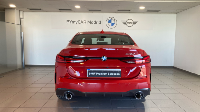 BMW Serie 2 218d Gran Coupe color Rojo. Año 2021. 110KW(150CV). Diésel. En concesionario BYmyCAR Madrid - Alcalá de Madrid