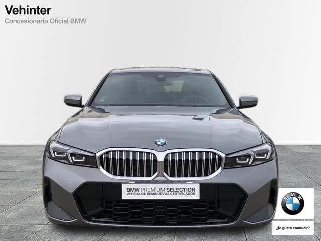 BMW Serie 3 320i color Gris. Año 2024. 135KW(184CV). Gasolina. En concesionario Vehinter Getafe de Madrid