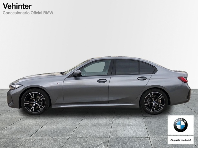 BMW Serie 3 320i color Gris. Año 2024. 135KW(184CV). Gasolina. En concesionario Vehinter Getafe de Madrid