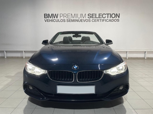 BMW Serie 4 430d Cabrio color Azul. Año 2014. 190KW(258CV). Diésel. En concesionario Hispamovil Elche de Alicante