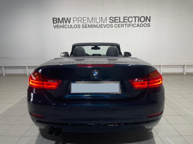 BMW Serie 4 430d Cabrio color Azul. Año 2014. 190KW(258CV). Diésel. En concesionario Hispamovil Elche de Alicante