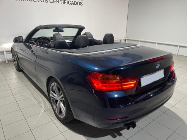 BMW Serie 4 430d Cabrio color Azul. Año 2014. 190KW(258CV). Diésel. En concesionario Hispamovil Elche de Alicante