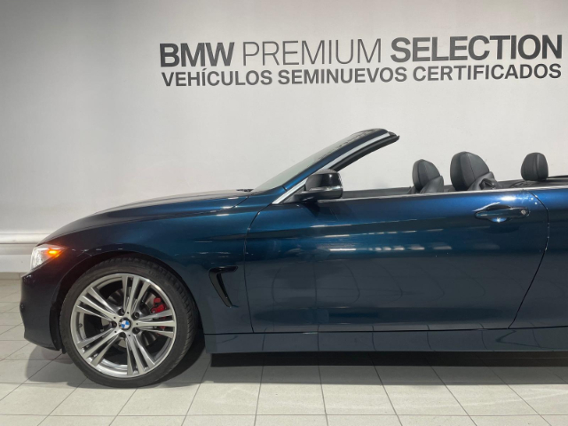 BMW Serie 4 430d Cabrio color Azul. Año 2014. 190KW(258CV). Diésel. En concesionario Hispamovil Elche de Alicante