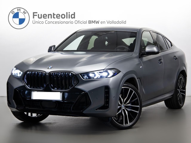 BMW X6 xDrive30d color Gris. Año 2024. 210KW(286CV). Diésel. En concesionario Fuenteolid de Valladolid