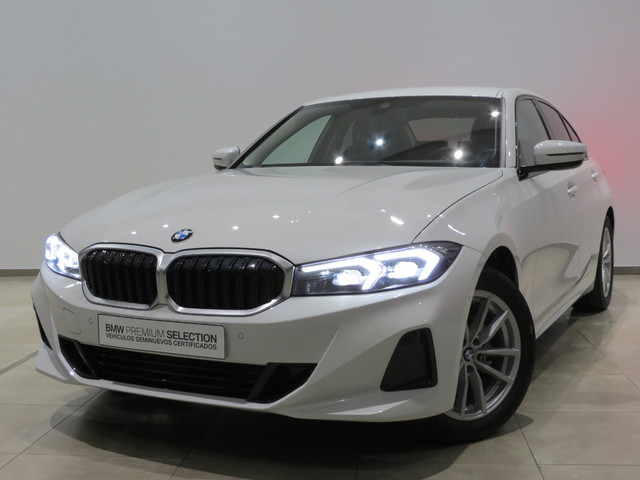 BMW Serie 3 318d color Blanco. Año 2024. 110KW(150CV). Diésel. En concesionario SAN JUAN Automoviles Fersan S.A. de Alicante