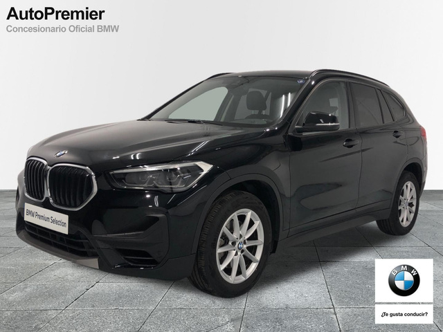 BMW X1 sDrive18i color Negro. Año 2019. 103KW(140CV). Gasolina. En concesionario Auto Premier, S.A. - MADRID de Madrid