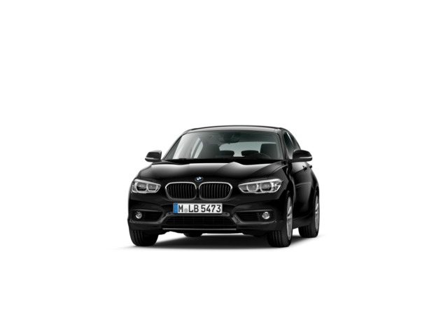 BMW Serie 1 118i color Negro. Año 2019. 100KW(136CV). Gasolina. En concesionario Augusta Aragon S.A. de Zaragoza