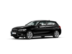 Fotos de BMW Serie 1 118i color Negro. Año 2019. 100KW(136CV). Gasolina. En concesionario Augusta Aragon S.A. de Zaragoza