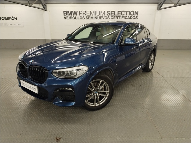 BMW X4 xDrive20d color Azul. Año 2021. 140KW(190CV). Diésel. En concesionario Autoberón de La Rioja