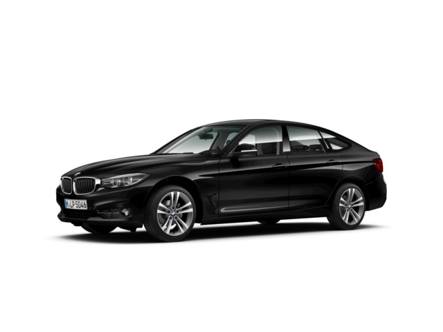 BMW Serie 3 320d Gran Turismo color Negro. Año 2020. 140KW(190CV). Diésel. En concesionario Augusta Aragon S.A. de Zaragoza