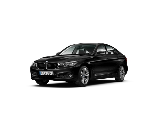 BMW Serie 3 320d Gran Turismo color Negro. Año 2020. 140KW(190CV). Diésel. En concesionario Augusta Aragon S.A. de Zaragoza