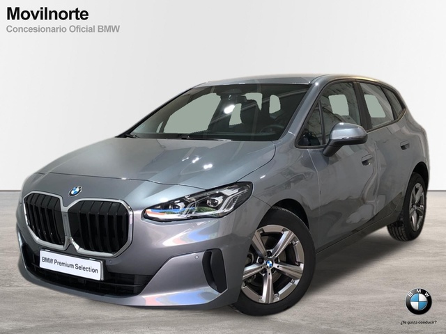 BMW Serie 2 218d Active Tourer color Gris. Año 2023. 110KW(150CV). Diésel. En concesionario Movilnorte El Plantio de Madrid