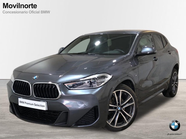 BMW X2 sDrive18d color Gris. Año 2021. 110KW(150CV). Diésel. En concesionario Movilnorte El Carralero de Madrid