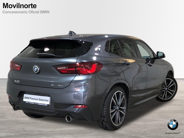 BMW X2 sDrive18d color Gris. Año 2021. 110KW(150CV). Diésel. En concesionario Movilnorte El Carralero de Madrid