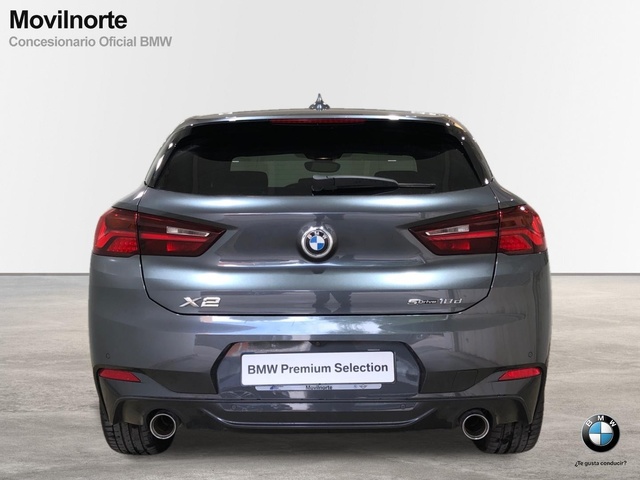 BMW X2 sDrive18d color Gris. Año 2021. 110KW(150CV). Diésel. En concesionario Movilnorte El Carralero de Madrid