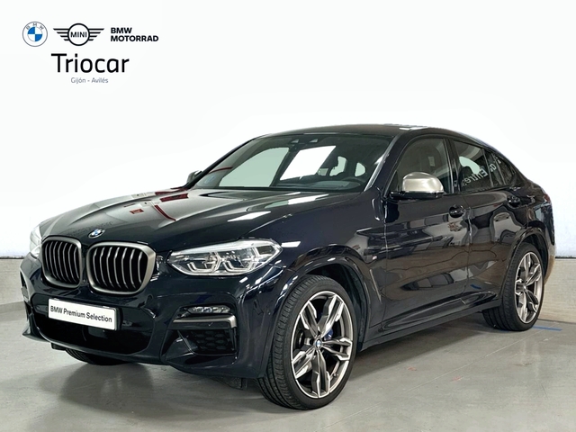 BMW X4 M40d color Negro. Año 2021. 250KW(340CV). Diésel. En concesionario Triocar Gijón (Bmw y Mini) de Asturias