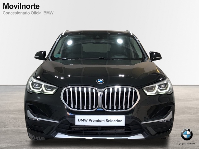 BMW X1 xDrive18d color Negro. Año 2021. 110KW(150CV). Diésel. En concesionario Movilnorte El Plantio de Madrid