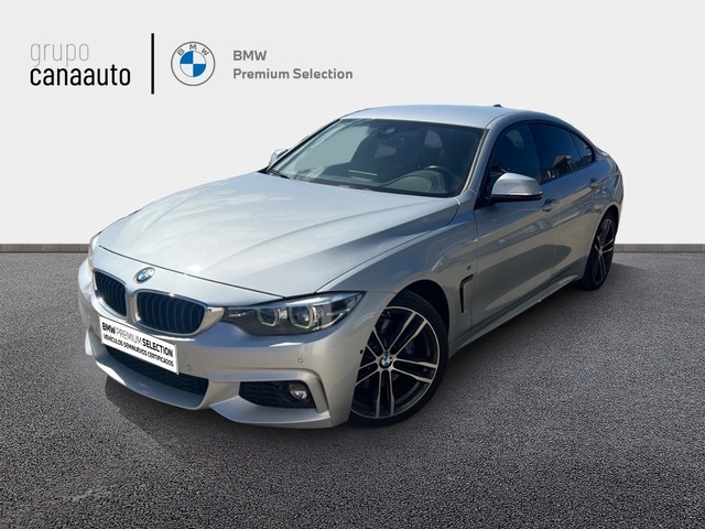 BMW Serie 4 420d Gran Coupe color Gris Plata. Año 2019. 140KW(190CV). Diésel. En concesionario CANAAUTO - TACO de Sta. C. Tenerife