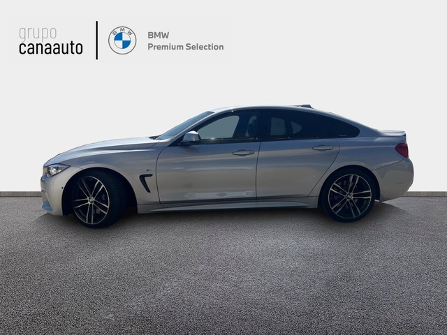 BMW Serie 4 420d Gran Coupe color Gris Plata. Año 2019. 140KW(190CV). Diésel. En concesionario CANAAUTO - TACO de Sta. C. Tenerife