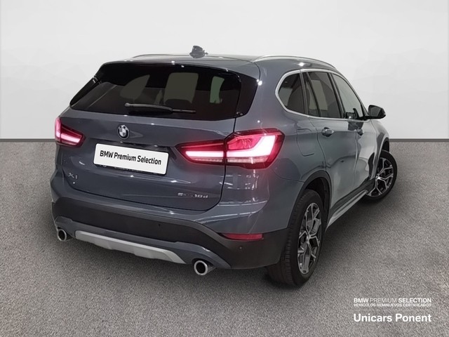 BMW X1 sDrive18d color Gris. Año 2019. 110KW(150CV). Diésel. En concesionario Unicars Ponent de Lleida