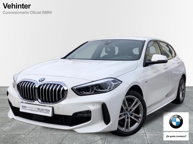 BMW Serie 1 118i color Blanco. Año 2021. 103KW(140CV). Gasolina. En concesionario Vehinter Getafe de Madrid