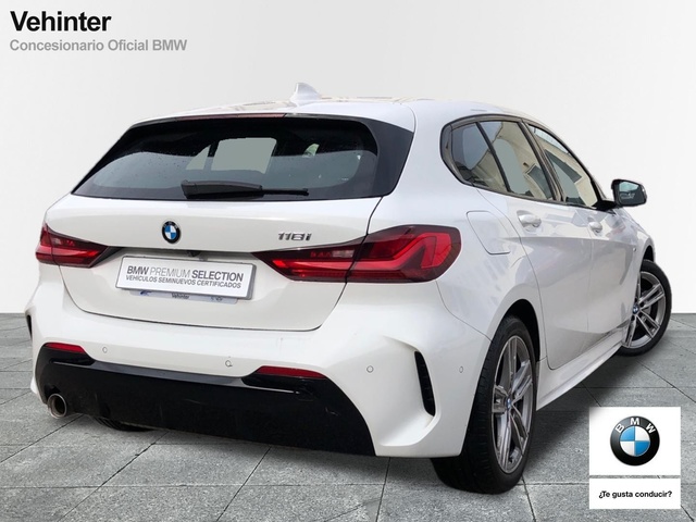 BMW Serie 1 118i color Blanco. Año 2021. 103KW(140CV). Gasolina. En concesionario Vehinter Getafe de Madrid