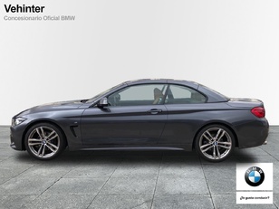 Fotos de BMW Serie 4 420d Cabrio color Gris. Año 2017. 140KW(190CV). Diésel. En concesionario Vehinter Getafe de Madrid