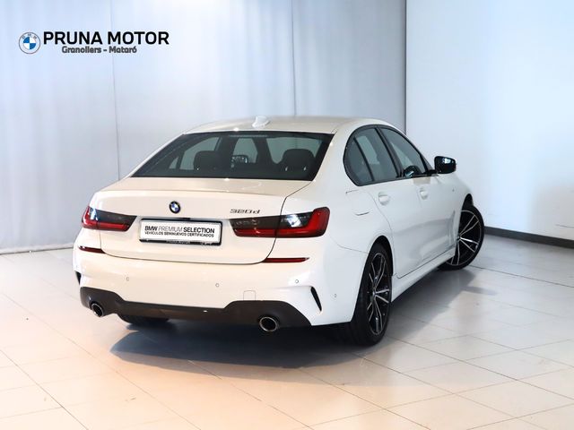 BMW Serie 3 320d color Blanco. Año 2020. 140KW(190CV). Diésel. En concesionario Pruna Motor de Barcelona